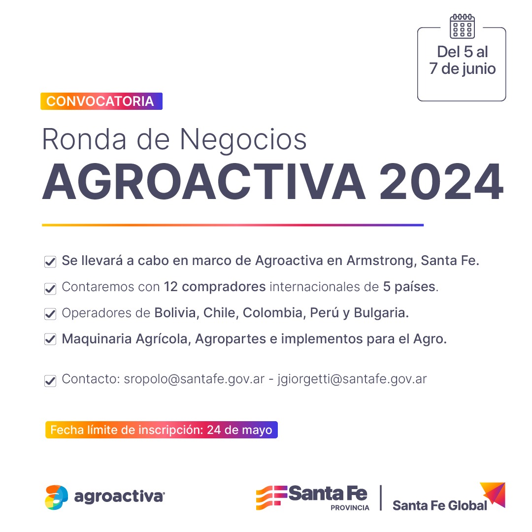 Convocatoria Ronda de Negocios Internacional 